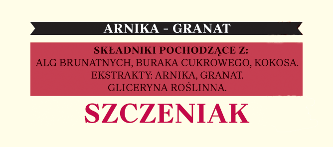 szampon naturalny dla psów dla szczeniakow skład etykieta