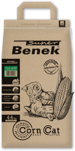 Super Benek Corn Cat Ultra Świeża Trawa 7L - nowe opakowanie