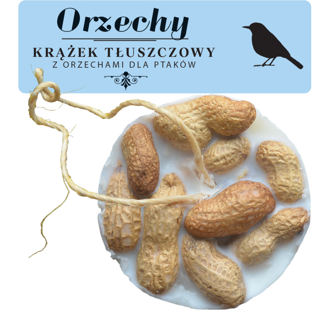 orzechy zanurzone w tłuszczu zwierzęcym